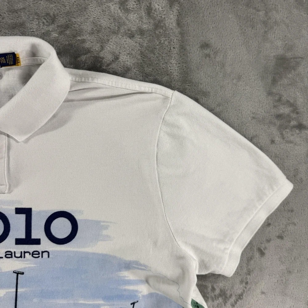 Polo Ralph Lauren Polo Stampede Polo Shirt Men's XXL Graphic Polo Match